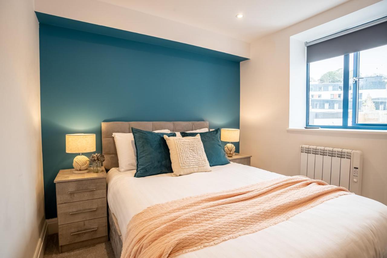 Elegant Fresh Spacious Two Bed Apartment - Juliet Balcony - Sea, Marina, Harbour Views, English Riviera Clock Tower Torquay Luaran gambar